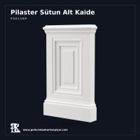 Kademeli Formlu Pilaster Alt Kaidesi 4x17x30 cm