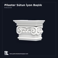 P5015I50 Pilaster Sütun İyon Başlık