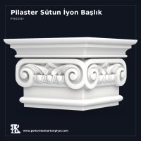P5025I Pilaster Sütun İyon Başlık