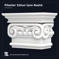 P5025I50 Pilaster Sütun İyon Başlık