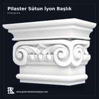 P5040I50 Pilaster Sütun İyon Başlık