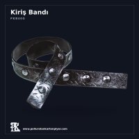 Perçin Detaylı Eskitme Poliüretan Kiriş Bandı 2x1040x40 mm